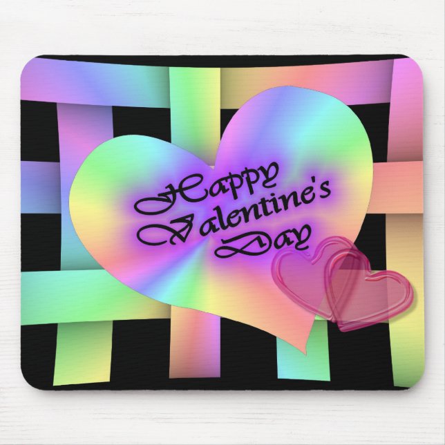 Tapis De Souris Valentine&apos heureux ; jour de s (Devant)