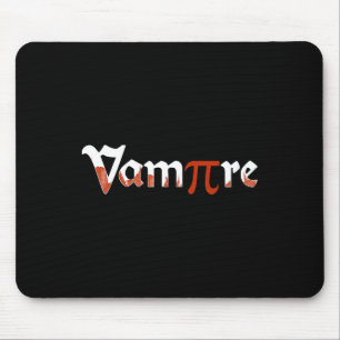 Tapis De Souris Vampire Funny Halloween Pi Jour Joke Costume Math 