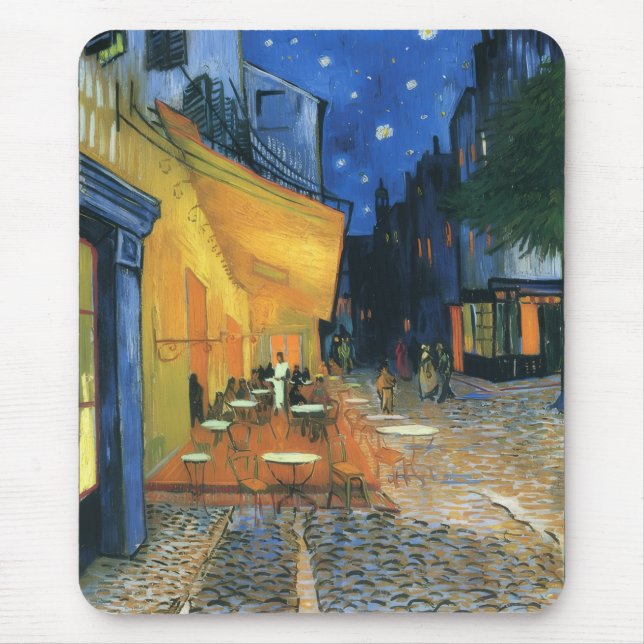 Tapis De Souris Van Gogh ,Cafe Terrace at Night (Devant)