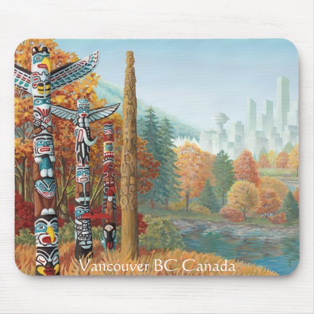 Tapis De Souris Vancouver Mousepad Souvenir Vancouver Canada Cadea (Devant)