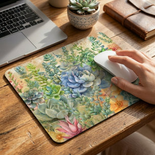 Tapis De Souris Variété De Succulents
