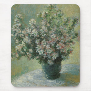 Tapis De Souris Vase des fleurs de Claude Monet
