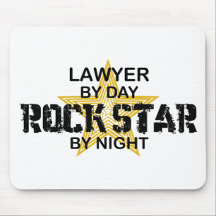 Tapis De Souris Vedette du rock d'avocat par nuit