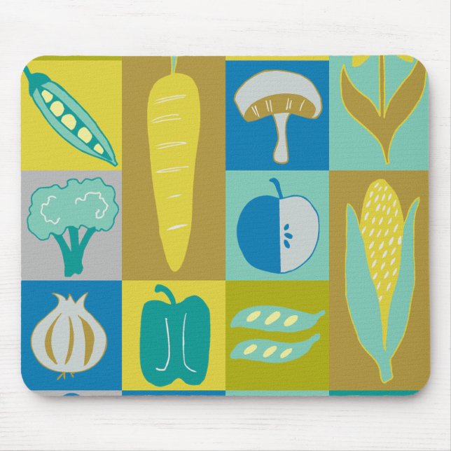 Tapis De Souris Veggie Blocks II (Devant)