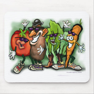 Tapis De Souris Veggie Gang