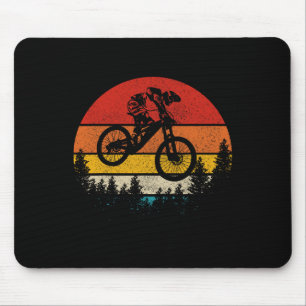 Tapis De Souris Vélo de Montagne Descente Vintage Vtt Cycliste