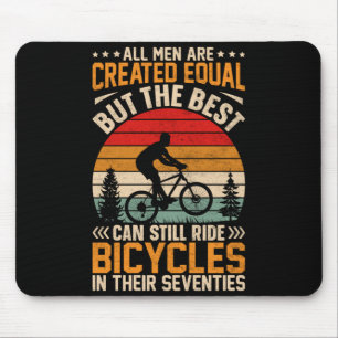 Tapis De Souris Vélo Homme - Les Hommes Égaux Mais Les Meilleurs F