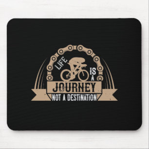 Tapis De Souris Vélo - La vie est un voyage