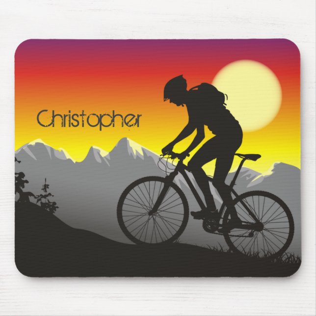 Tapis De Souris Vélo personnalisé Mousepad de Mountin de (Devant)