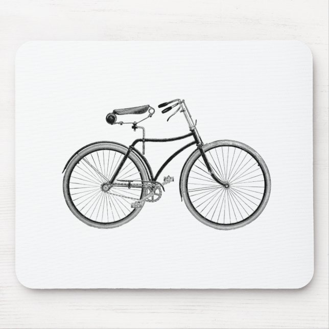 Tapis De Souris Vélos vintages (Devant)