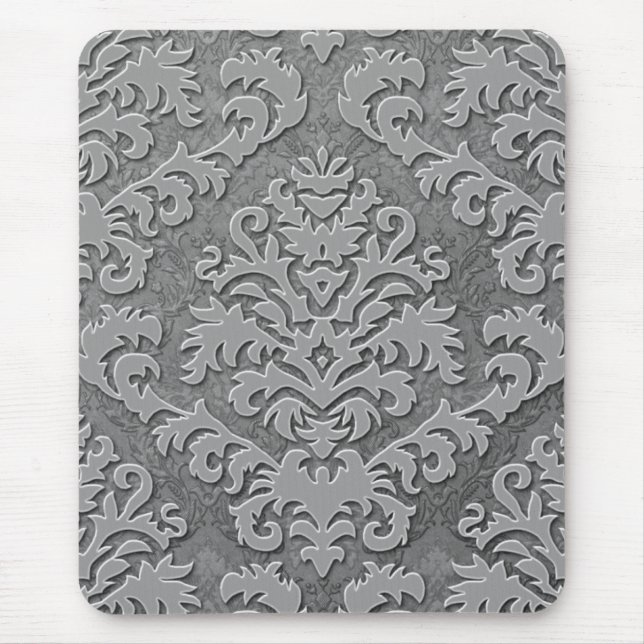 Tapis De Souris Velours de coupe de damassé, double damassé (Devant)