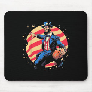 Tapis De Souris Ventilateurs Et Joueurs Abraham Lincoln