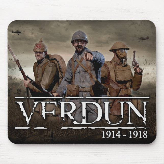 Tapis De Souris Verdun Mousepad (Devant)