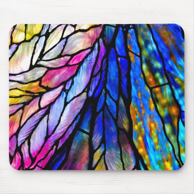 Tapis De Souris Verre, Tiffany - Style, (Devant)