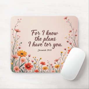 Tapis De Souris Verset biblique inspirant/Écriture