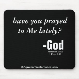 Tapis De Souris Versets de la Bible Parole de Dieu