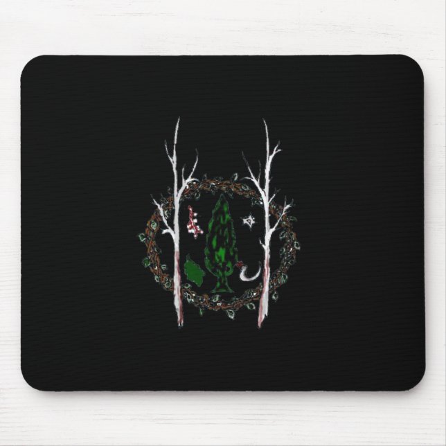 Tapis De Souris Version noire de sigil de CLG (Devant)