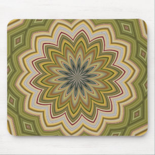 Tapis De Souris Vert Abstrait