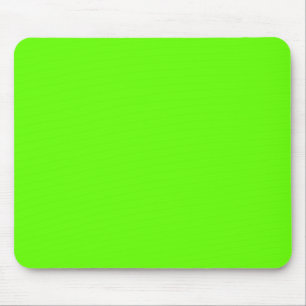 Tapis De Souris Vert Citron Uni Minimaliste