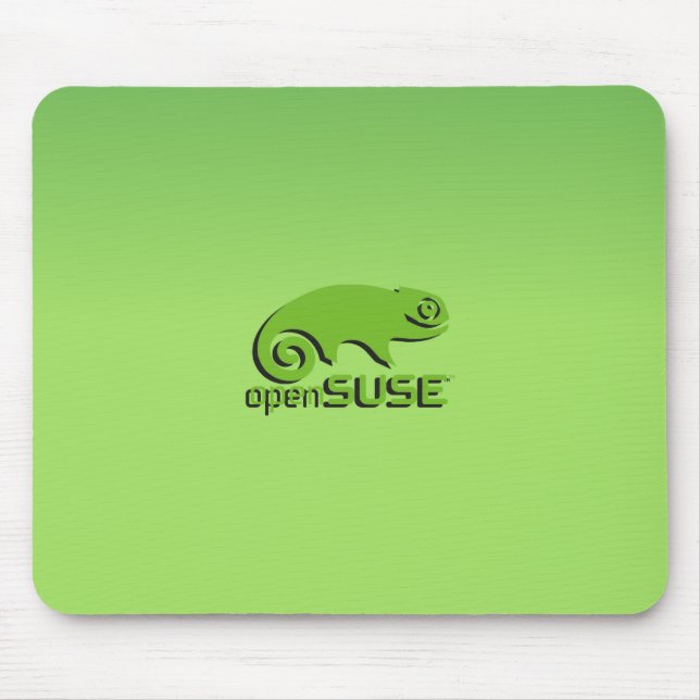 Tapis De Souris Vert d'OpenSuse Linux (Devant)