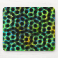 Vert, noir pois générant des formes, ombre