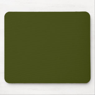Tapis De Souris Vert olive foncé (couleur solide)