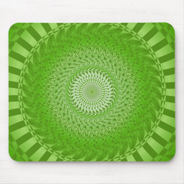 Tapis De Souris Vert Sun Mandala (Devant)