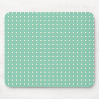 Tapis De Souris Vert turquoise avec le petit pois crème