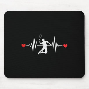 Tapis De Souris Vêtements de rythme cardiaque pour amateurs de bad