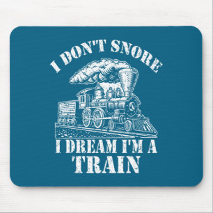 Tapis De Souris Vêtements de train drôles pour hommes Je ne ronfle