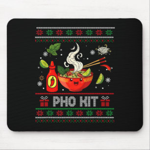 Tapis De Souris Vêtements Pho Kit Ugly Xmas Pyjamas de Noël en fam