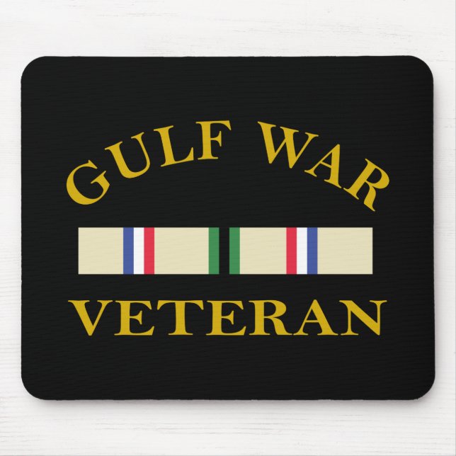 Tapis De Souris Vétéran de la guerre du Golfe de Mousepad (Devant)