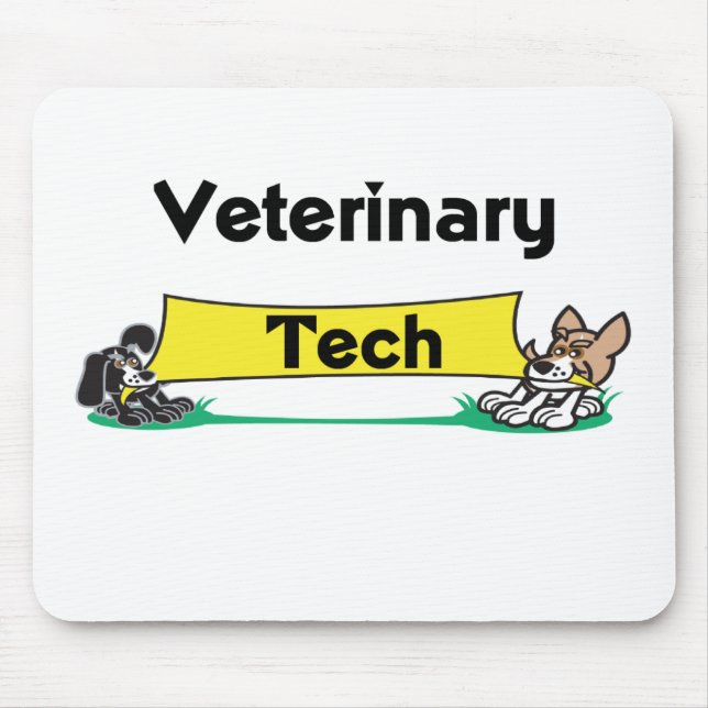 Tapis de souris vétérinaire de technicien (Devant)