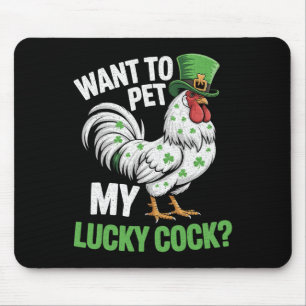 Tapis De Souris Veux Caresser Mon Chanceux Drôle St Patricks Homme