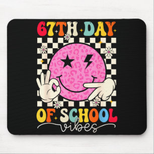 Tapis De Souris Vibes de la 67e journée d'école Drôle Six Sept 67