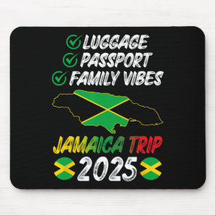 Tapis De Souris Vibes familiales Jamaïque Voyage en famille 2025 J
