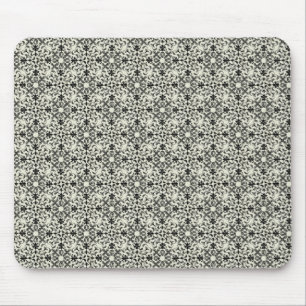 Tapis De Souris Vibrance vintage Damask Mousepad, Gris