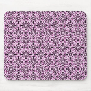 Tapis De Souris Vibrance vintage Damask Mousepad, Wisteria