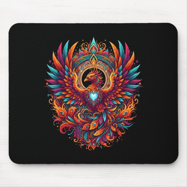Tapis De Souris Vibrant Fantasy Pcute Ss Cute Ssnix Mythical Bird  (Devant)