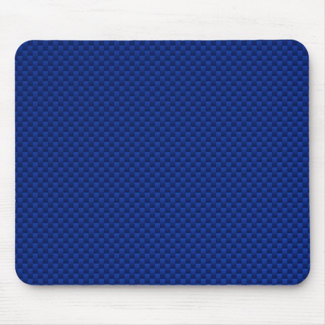 Tapis De Souris Vibrant Fibre de carbone bleu comme Arrière - plan (Devant)