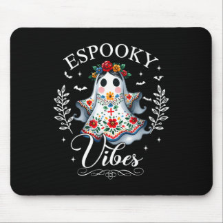 Tapis De Souris Vibrations d'Espooky Maestra Halloween Espagnol Me