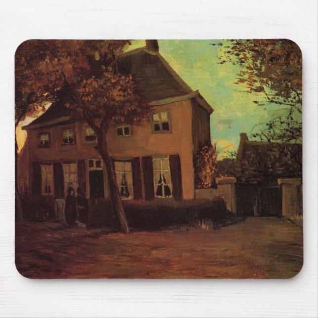 Tapis De Souris Vicarage à Nuenen par Vincent van Gogh (Devant)