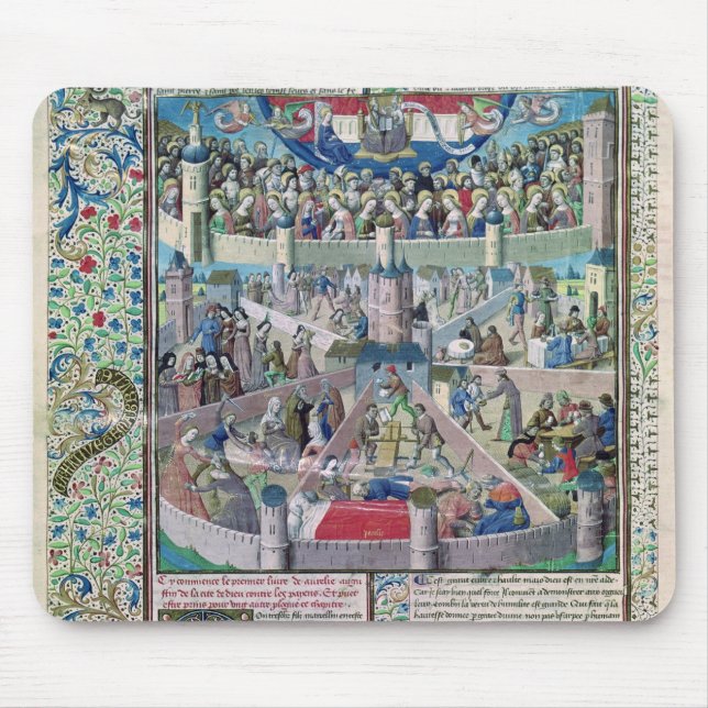 Tapis De Souris Vices et vertus sur terre (Devant)