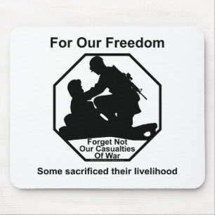 Tapis De Souris Victimes de la guerre.