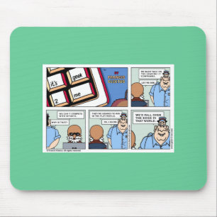 Tapis De Souris Victoire dans un monde plat !