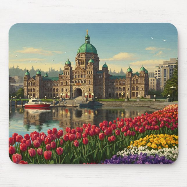 Tapis De Souris Victoria (Colombie-Britannique) Canada Travel (Devant)