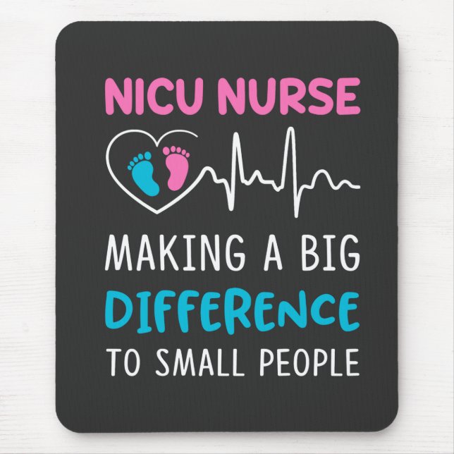 Tapis De Souris Vie infirmière | Nicu Nurse (Devant)
