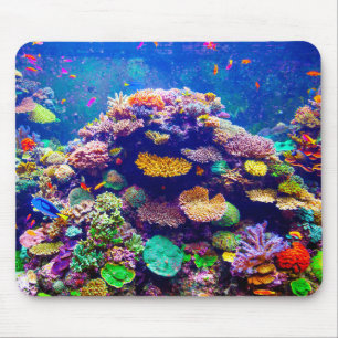Tapis De Souris Vie marine étonnante Vue d'un sous-marin