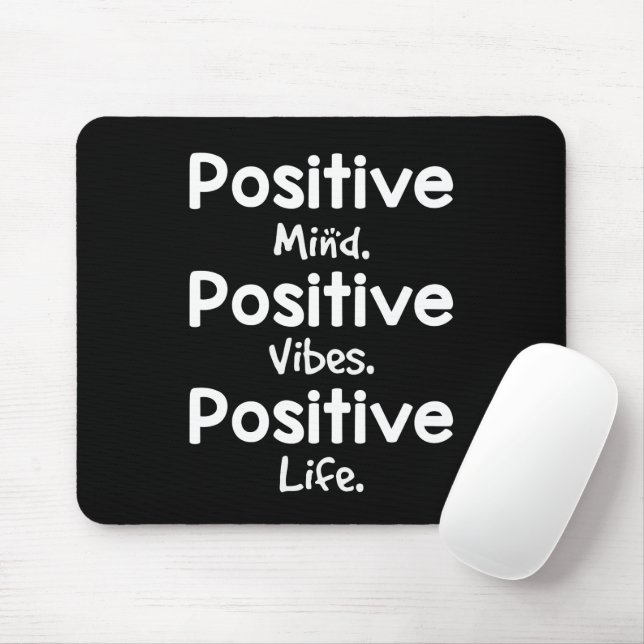 Tapis De Souris Vie positive (Avec souris)