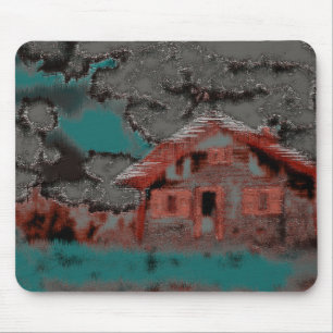 Tapis De Souris Vieille maison en argile avec mouvement percé, sou